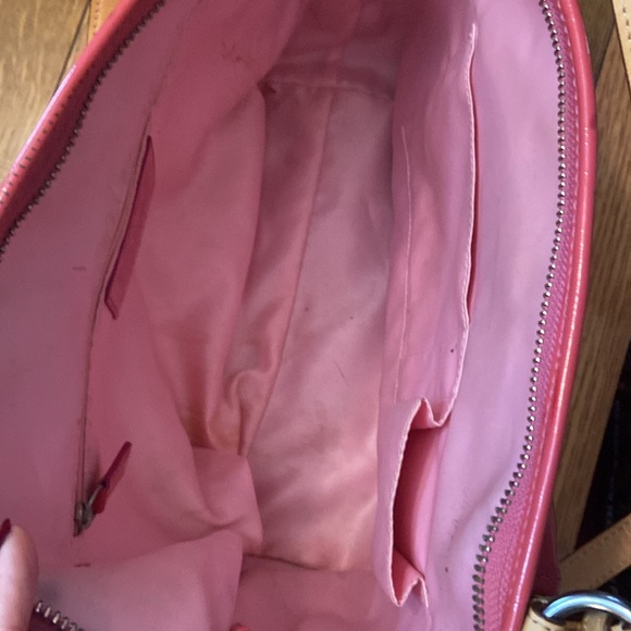 Coach pink patent leather tote - Picture 4 of 9